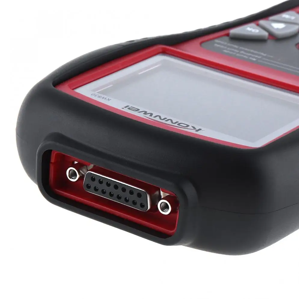 KW830 OBDII 12 в Многоязычный автомобильный диагностический сканер с черной сумкой поддержка Батареи обнаружения для 12 В бензинового автомобиля