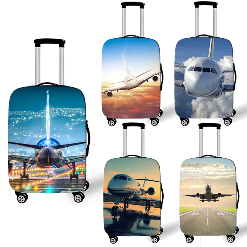 Funda protectora para maleta de viaje de avión, protector elástico para equipaje, antipolvo, viaje, 18 32 pulgadas|Accesorios viaje| - AliExpress