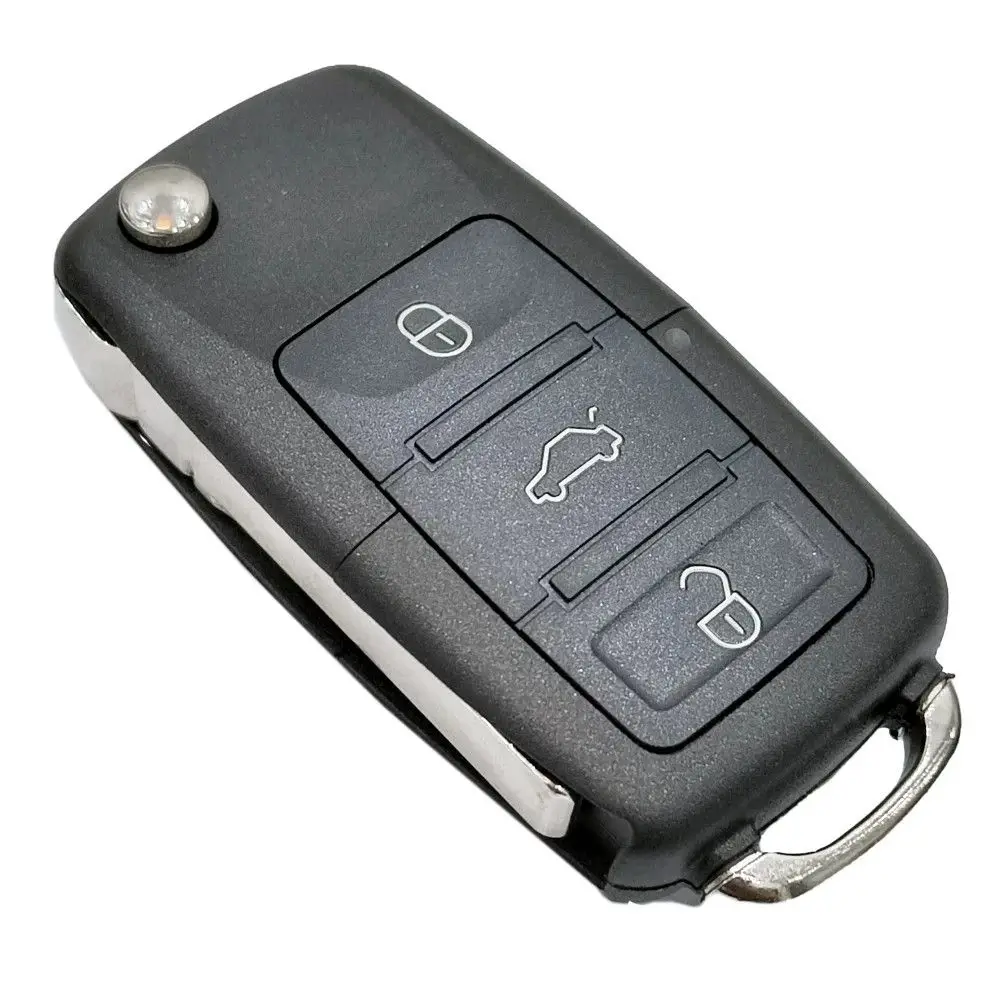 3 Buttons Car Remote key Stash box Metal Keychain Money Pill Secret mezzanine Key Shell Safety Christmas gift