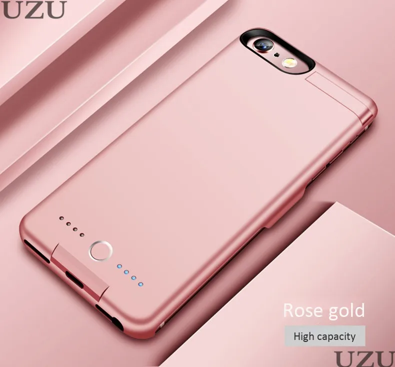 8000 мАч Зарядное устройство высокой мощности чехол для iphone 6 6s 7 8 plus внешний портативный беспроводной зарядный чехол для iphone 6 6s 7 8 plus