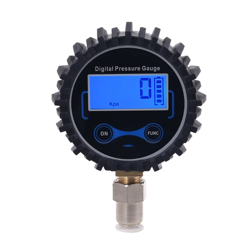 Digital Pressure Gauge with Straight Plug fitting 8mm Outside Diameter