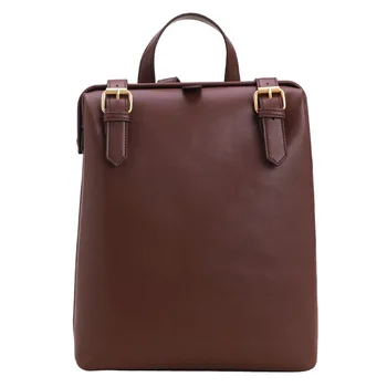 

Vintage Leather Women Backpack Large Capacity Travel Knapsack Teenage Shoulder School Bag Fashion Luxurious Designer Mochila Sac