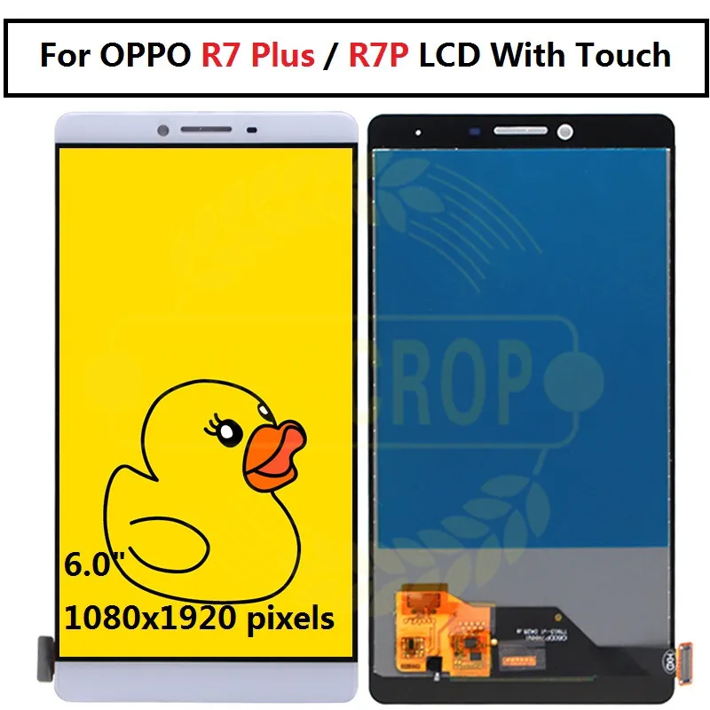 ЖК дисплей для OPPO R7 Plus R7P сенсорный экран с рамкой дигитайзер сенсорным экраном