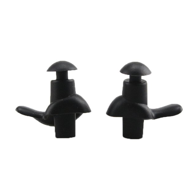Pair Waterproof Spiral Earplugs Adult Bathing Diving Silicone Earplugs Ergonomic Swimming Earplugs