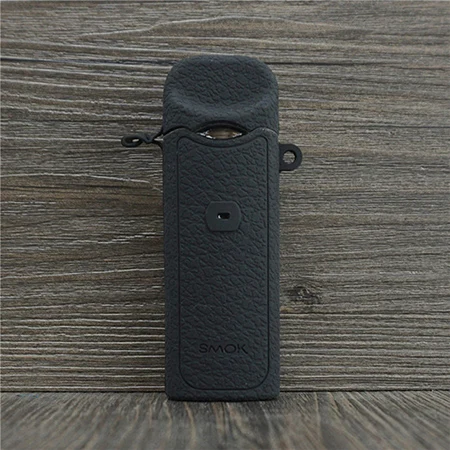 Smok nord Black case Текстурированный чехол для кожи для Smok Nord Pod Vape силиконовый чехол с рукавом обертывание защитный гель для Smoktech Nord - Цвет: Smok nord Black case