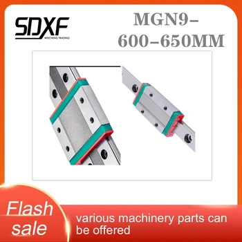 

One set, miniature guide rail, 1 MGN9-600/650MM, 2 sliding blocks MGN9C/MGN9H, factory direct sales