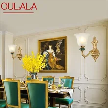 Ouala – applique murale en cuivre, Design de luxe contemporain, lumière en céramique, pour l'intérieur de la maison, chambre à coucher, couloir