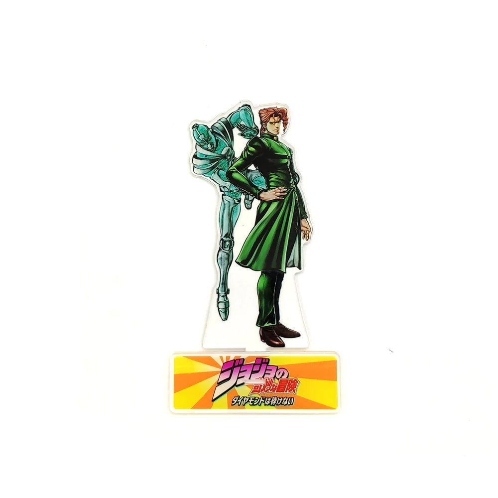 JOJO для невероятное приключение Kakyoin Нориаки Polnareff акриловая подставка фигурный модельный пластина держатель торт фигурки жениха и невесты; крутая футболка аниме