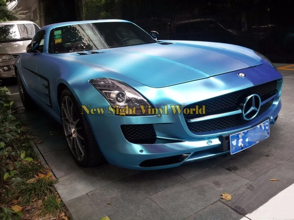 Matte-Chrome-Brushed-Aluminum-Blue-Vinyl-Wrap (9)