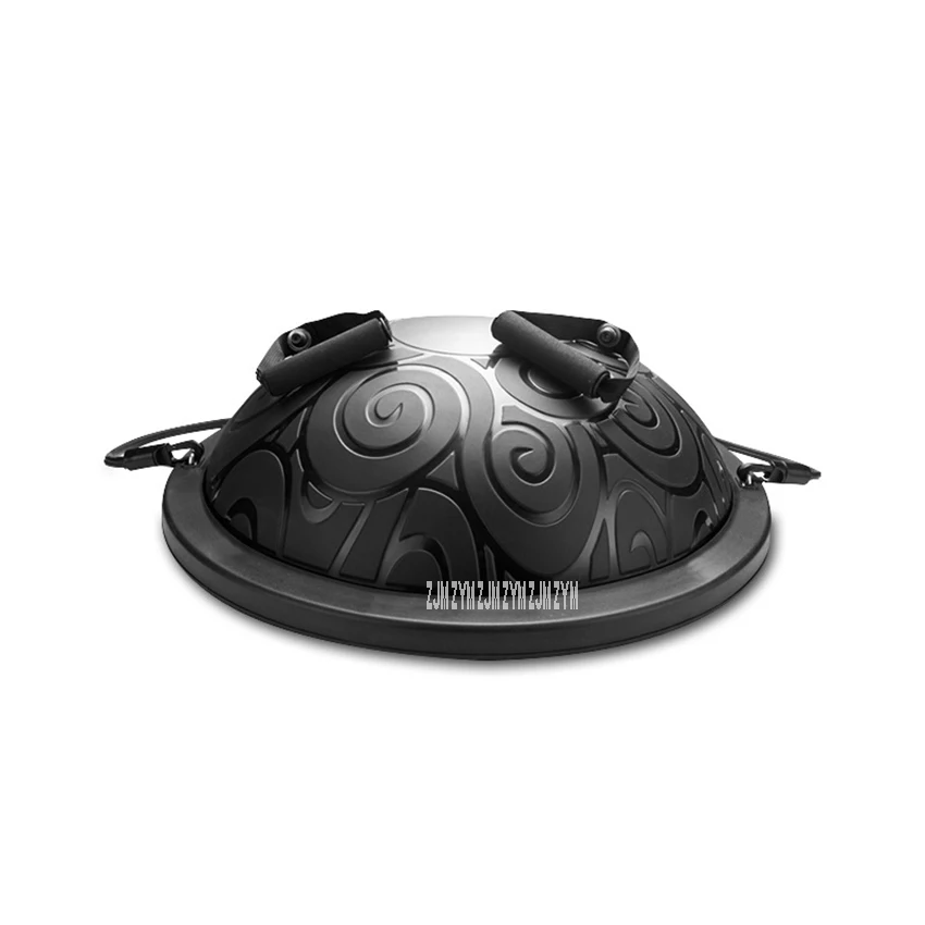 BOS46 46cm Antiskid Grain Yoga Balance Ball Thick Half Home Gym Fitness Ball Explosion-Proof Pilates Fitball Wave Speed