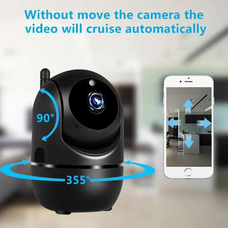 Беспроводная IP-камера 1080P облачная Wi-Fi Смарт-камера с автоматическим