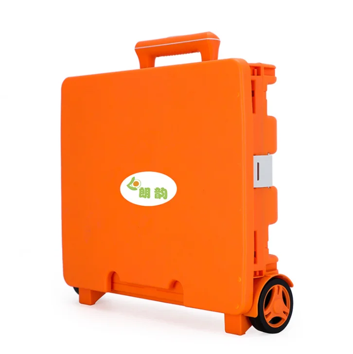 Portable Folding Trolley Box Storage Box Shopping Trolley Portable Grocery Trolley Trolley Student Gift Box 2 Orders