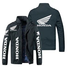 Honda Motorcycle Bike Jacket 2021 new Honda Car Wing Print Waterproof Jacket Windbreaker Punk Race Jacket Men Clothing Coats
