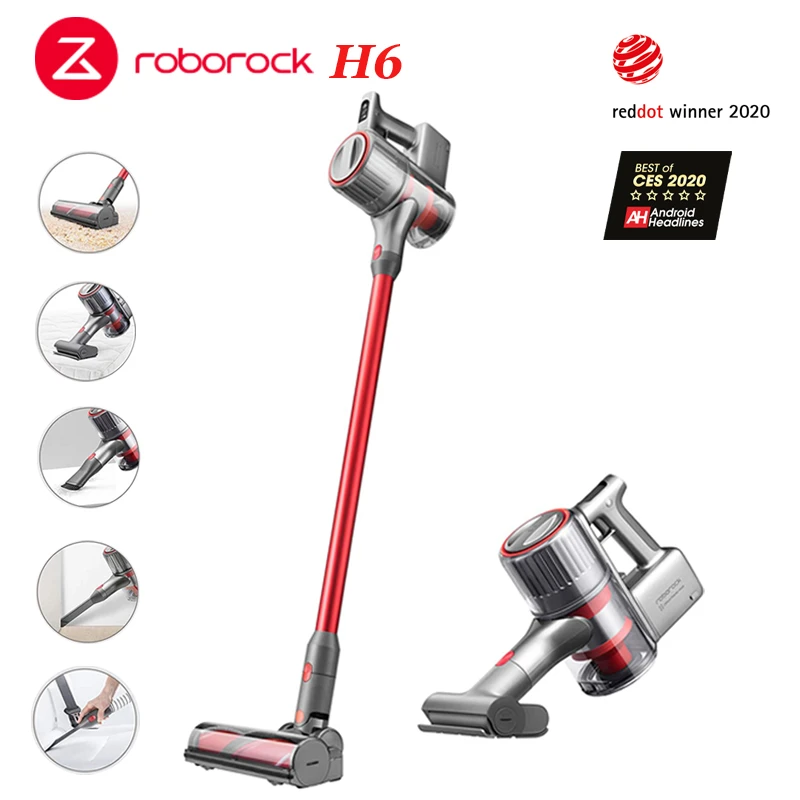 doolhof rivier Van streek Roborock H6 Passen Draadloze Handheld Stofzuiger 2500Pa Sterke Zuigkracht  Oled scherm Portable Cordless Alle In Een Stof Verzamelen|Stofzuigers| -  AliExpress