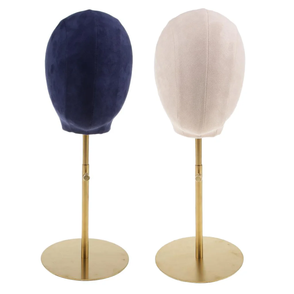 2pcs Adjustable Tabletop Hat Rack - Wigs Storage Holder Display Stand - Photography Model