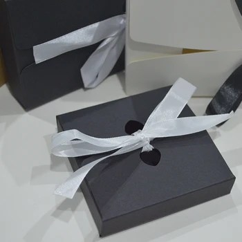 

20pcs Packaging Box With Ribbon Multi Size Gift Box Packaging Paper Boxes Cardboard Pastry Box Birthday Wedding Gift Suppliers