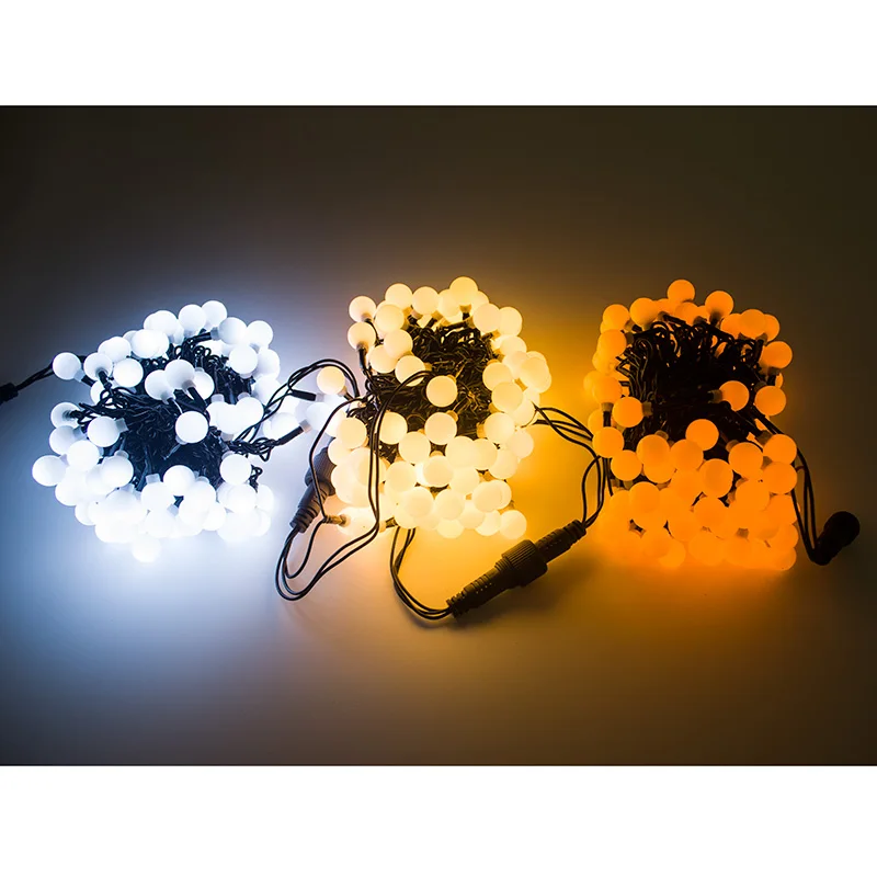 Billige 10m 100LEDs weihnachten girlande ball licht string hochzeit im freien dekoration fee lichter