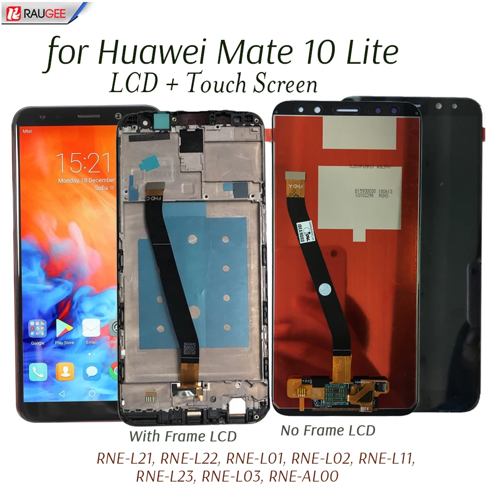 Дисплей для Huawei Mate 10 Lite ЖК дисплей сенсорный экран Замена Nova 2i RNE L21 L22