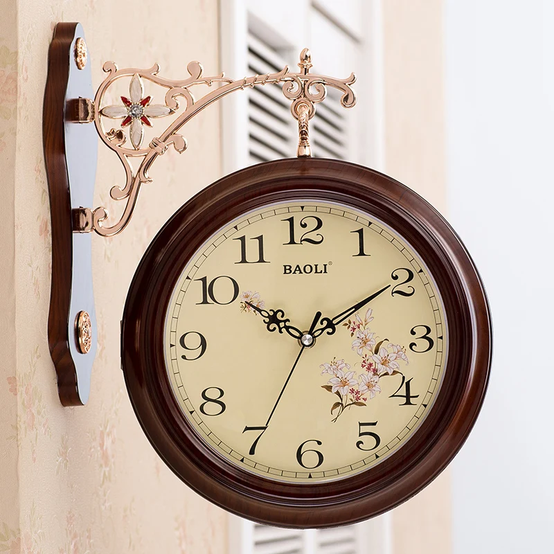 

Nordic Digital Luxury Wall Clock Silent Simple Electronic Vintage Wall Clock Reloj Pared Decorativo Home Decor Clocks OO50WC