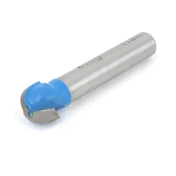 

uxcell 1/4" Straight Shank 3/8" Cutting Dia 2 Flutes Core Box Router Bit Replacement