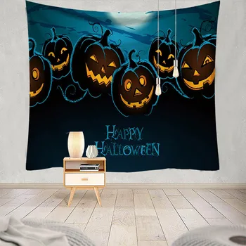 

New Hot Home Decor Decorative Tapestry Beach Surf Bath Towel Halloween Series Trick Treat Horror Ghost Wall Hanging