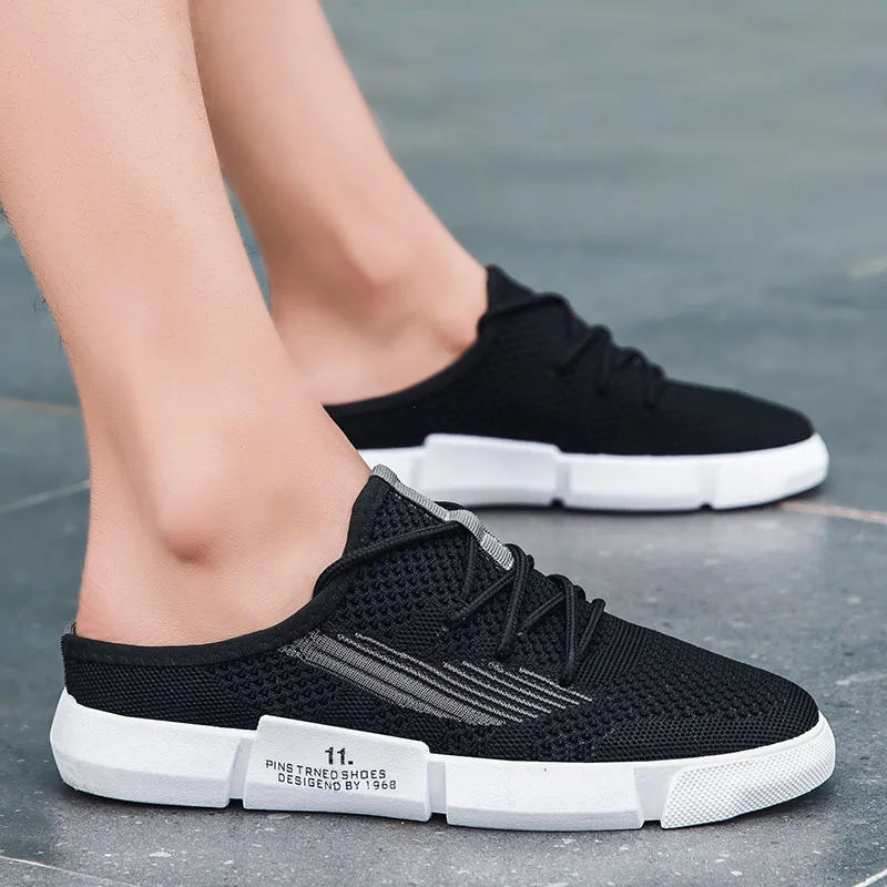 Big Sale Sneakers Flats Casual-Shoes Lightweight Black Breathable Man Men Fashion Summer New Para NyoKLX3Lo