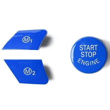

1Set M1 M2 Mode Button Start Engine Button for B-MW 1/2/3/4/5/6 Series X5 X6 T8WF