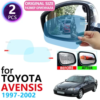 

for Toyota Avensis T220 T22 1997~2002 Full Cover Rearview Mirror Anti-Fog Films Rainproof Anti Fog Film Clean Car Accessories