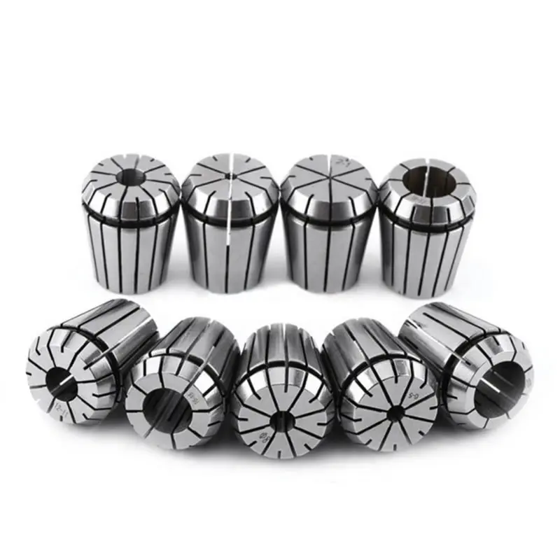 1pcs High Precision ER11 1-7MM 1/4 MM 6.35MM 1/8MM 3.175MM Spring Collet Chuck Set For CNC Engraving Machine Lathe Mill Tool,spring collet,collet chuck,spring collet chuck