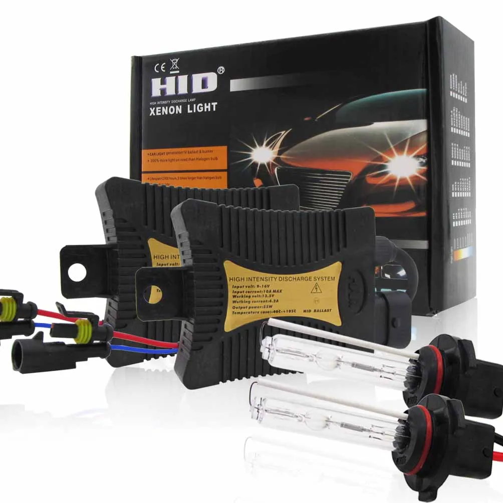 Ксенон 55 Вт 9005/HB3/H10 6000 K/8000 K/10000 K/12000 K HID фара 3 000 часов