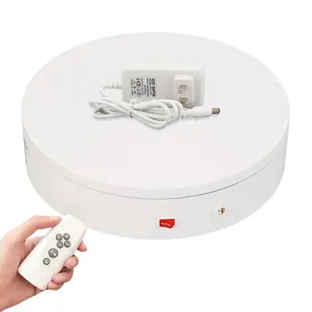 

HQ R01 Remote Control Electric Rotating Turntable Display Stand Lazy Susan Base Automatic Rotary Stand Revolving Platform