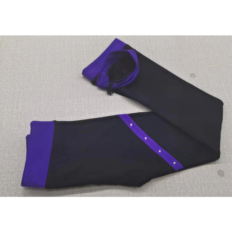 Figure Skating Competition Training Skinny Women's Patinaje Warm Artistic Gymnastics Slim Fit Pants