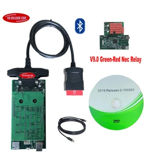 VCI VD DS150E CDP vd tcs cdp pro с bluetooth для delphis obd2 диагностический инструмент с новыми реле для autocome с usb - Цвет: with Bluetooth