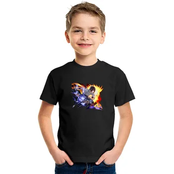 

Childrens T Shirt Anime Naruto Printed Boys Girls T Shirt Cotton Baby Clothes Men Women Tops Tees NEW Summer Family Shirts