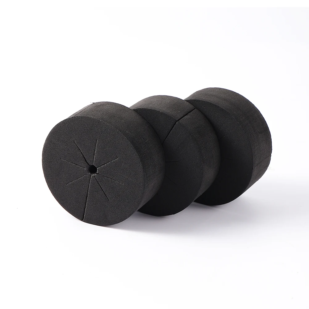 4.8cm black hydroponic planting cotton Neoprene Collars for Hydroponics System Garden root planting supplies 10pcs