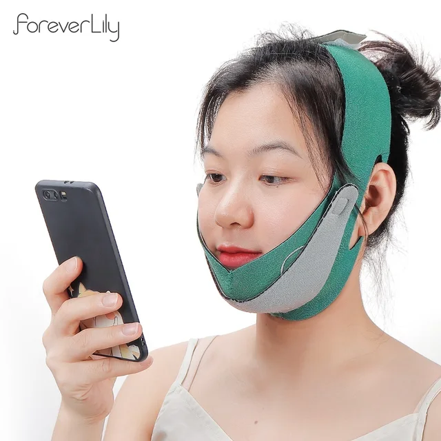 Face Slimming Bandage Graphene Layer V-Face Skin Lifting Belt Chin V-line  Up Anti-Swelling Double Chin Removal Tightening Belt - AliExpress