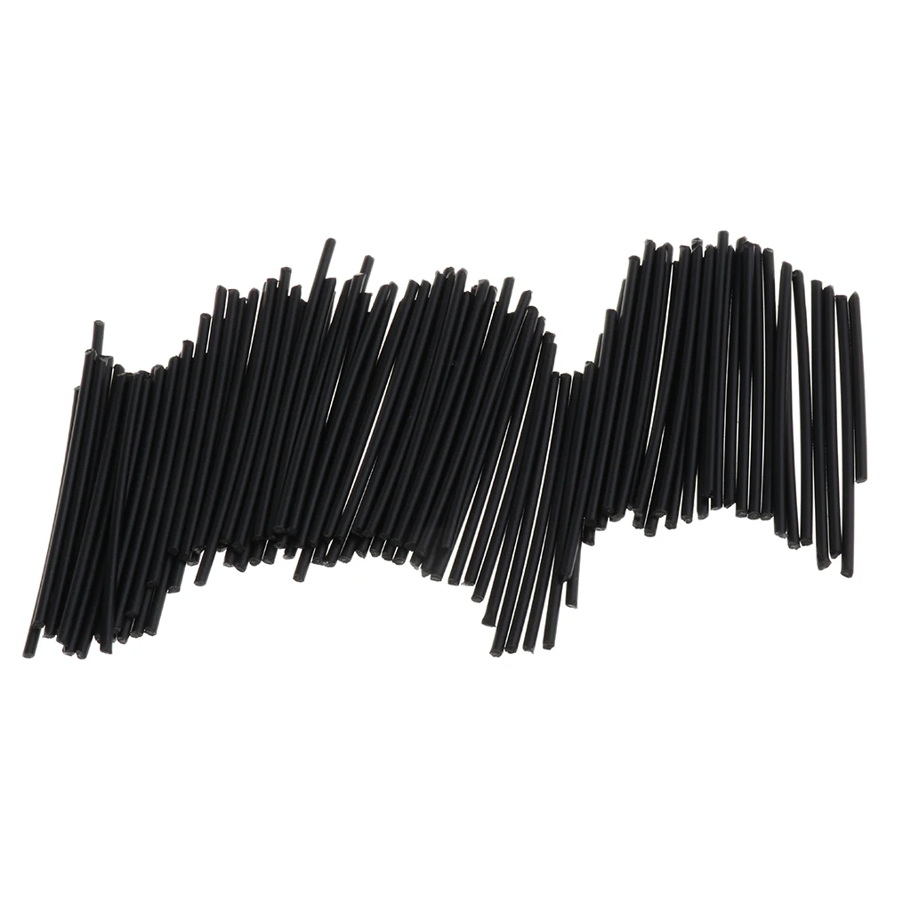 Много 100 гитар боковые круглые метки стержни гриф маркер местоположения инкрустация точек черный 0,079 дюймов - Цвет: Черный