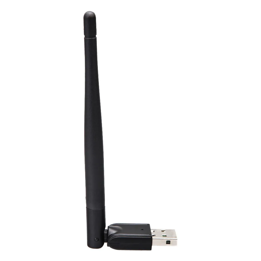 MT-7601 150M USB 2,0 WiFi беспроводная сетевая карта 802,11 b/g/n LAN адаптер с поворотная антенна для ноутбука