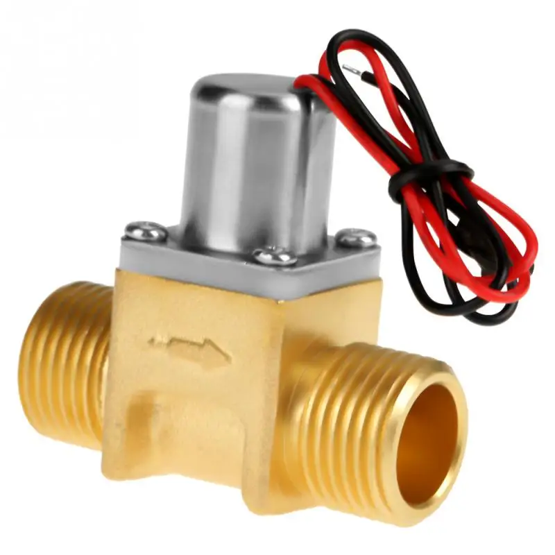 DC4.5V 1/" Электрический электромагнитный клапан поток воды импульсный электромагнитный клапан латунный электромагнитный клапан