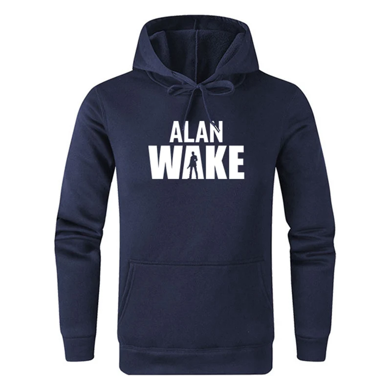 Модная Толстовка с принтом Suspense Alan Wake Dark Harajuku мужская толстовка длинным рукавом
