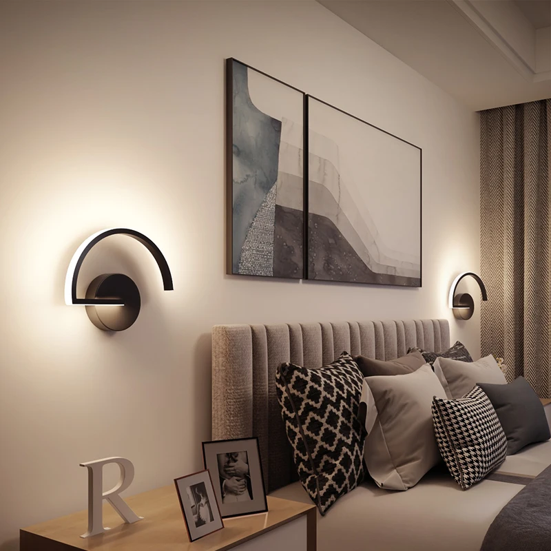 Modern LED Wall Lamp Fixture Sconce Bedroom Bedside Living  Hallway Stair light 