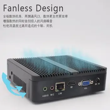 

Intel Core Celeron Quad Core J1900 Mini PC Windows 10 Mini Computer 8GB RAM 480GB SSD 4K HTPC HDMI VGA WiFi Gigabit LAN Small PC