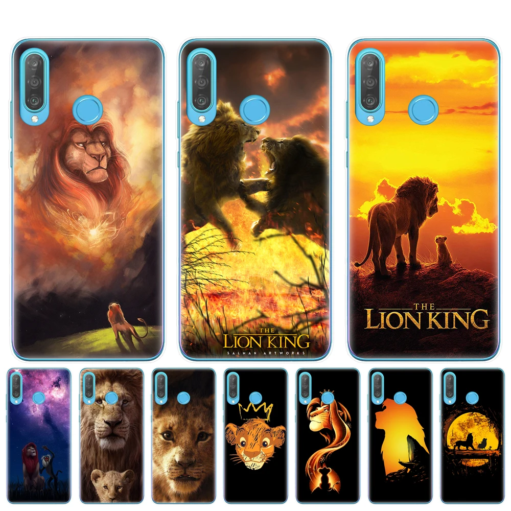 

Cartoon Lion King nala simba timon Phone Cases for Huawei P30 P20 Mate 20 Lite Pro P8 P9 P10 Lite 2017 Cover Coque Etui fundas