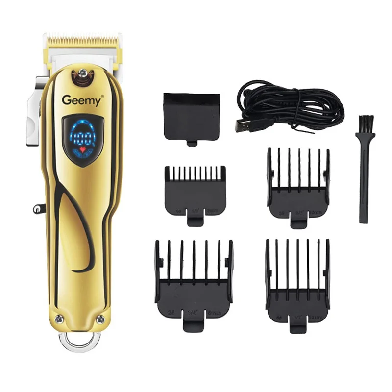 Professional salon Senior Clipper hair cut machine Metal body salon with  LCD display all metal hair clipper for men trimmer - AliExpress Home  Appliances