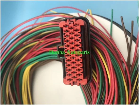 

1/2/5/10 шт/Лот 35 Pin ЭБУ женский автомобильный Водонепроницаемый разъем розетка с кабелем провода косичка для TE/AMP/TYCO 776164-1