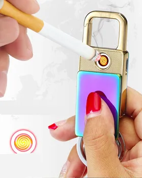 

Keychain UBS lighter key pendant car keychain lighter keychain electric lighter lighter Cigarettes lighters smoking cakmak