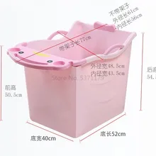 Складной кран для ванной, аксессуары для ванной комнаты, набор baignoire adulte, портативное пластиковое ведро для ванной, мебель в скандинавском стиле