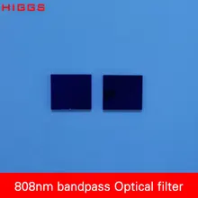 Высокое Качество Узкий полоса 808nm оптический ИК Невидимый фильтр стекло окна лазерные аксессуары для ресивера Настраиваемые