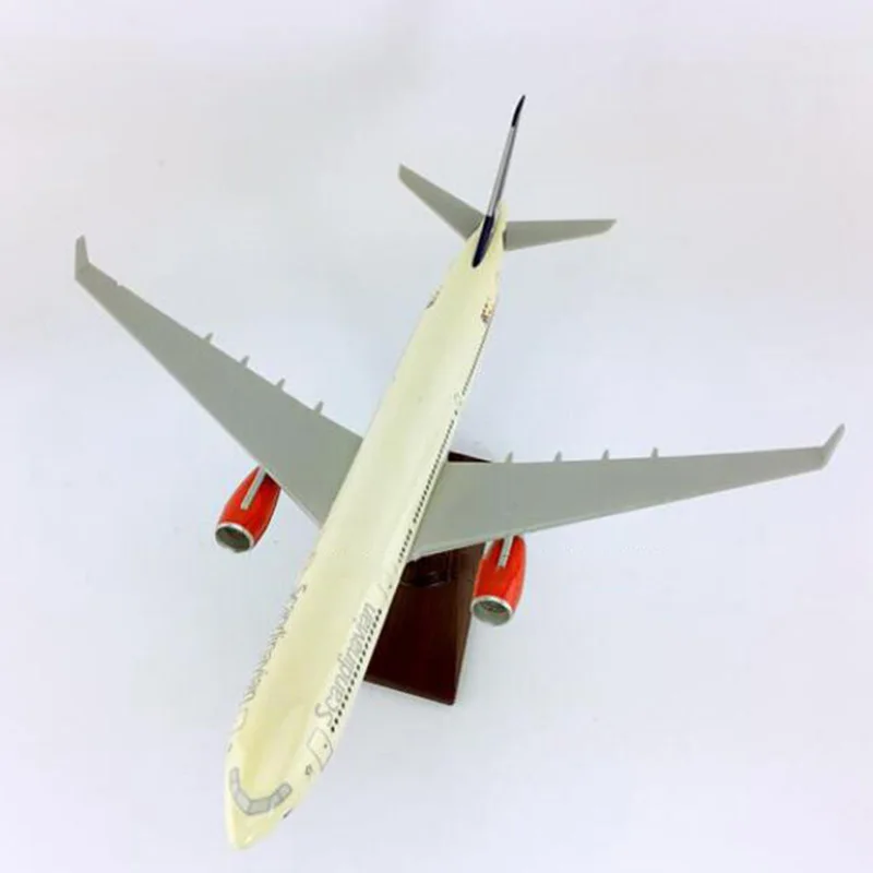 Airbus A330-300 Большой 32 см SAS скандианские авиалинии игрушечные модели самолетов литье под давлением пластиковый сплав модель самолета подарок для детей