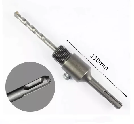 Round handle SDS PLUS 30-160 мм электрическая пила для бетона, полый сердечник, сверло с хвостовиком 110-530 мм, цементный камень, стена, кондиционер, сплав - Цвет: Round handle